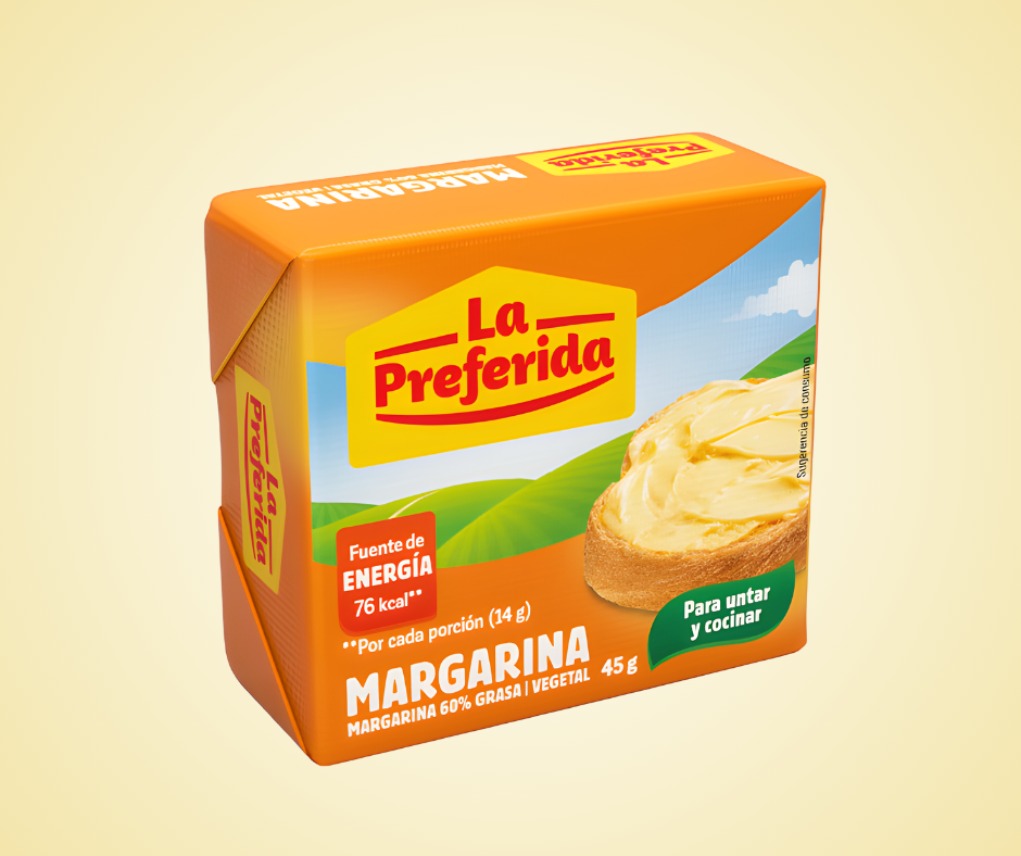 MARGARINA LA PREFERIDA 45 GR