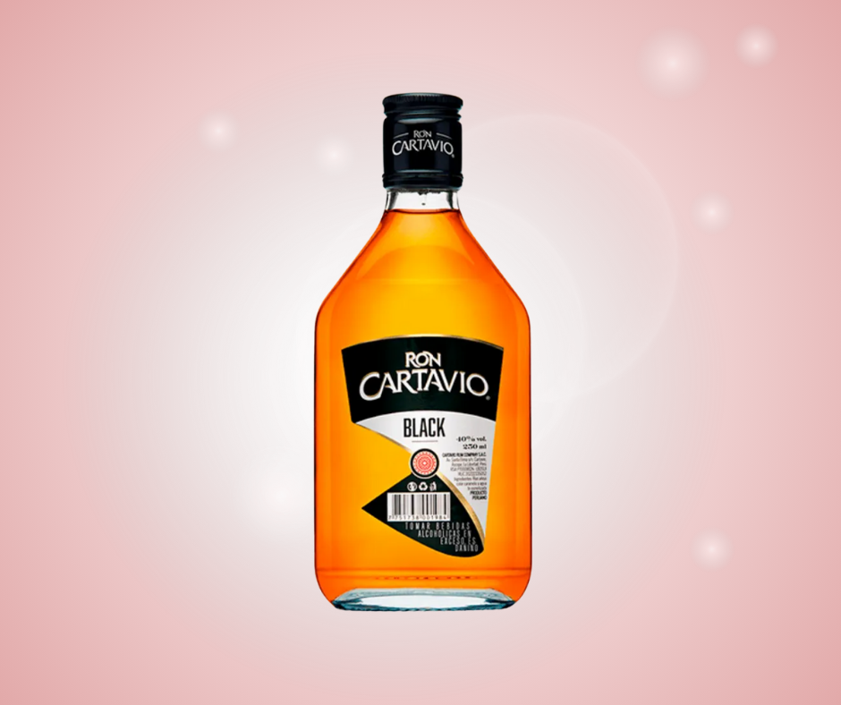 RON CARTAVIO BLACK 250 ML (CHATA )