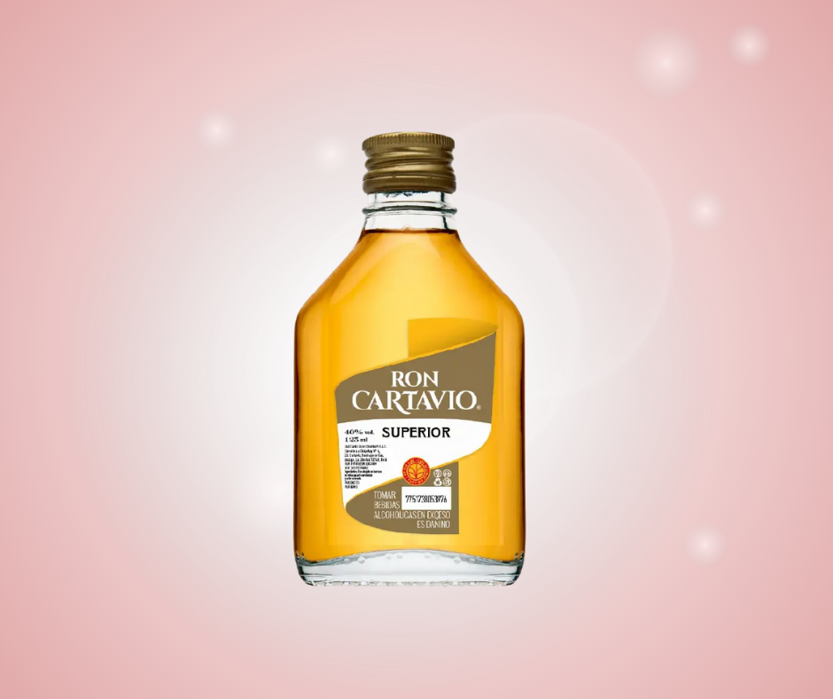 RON CARTAVIO SUPERIOR 125 ML (PETACA )