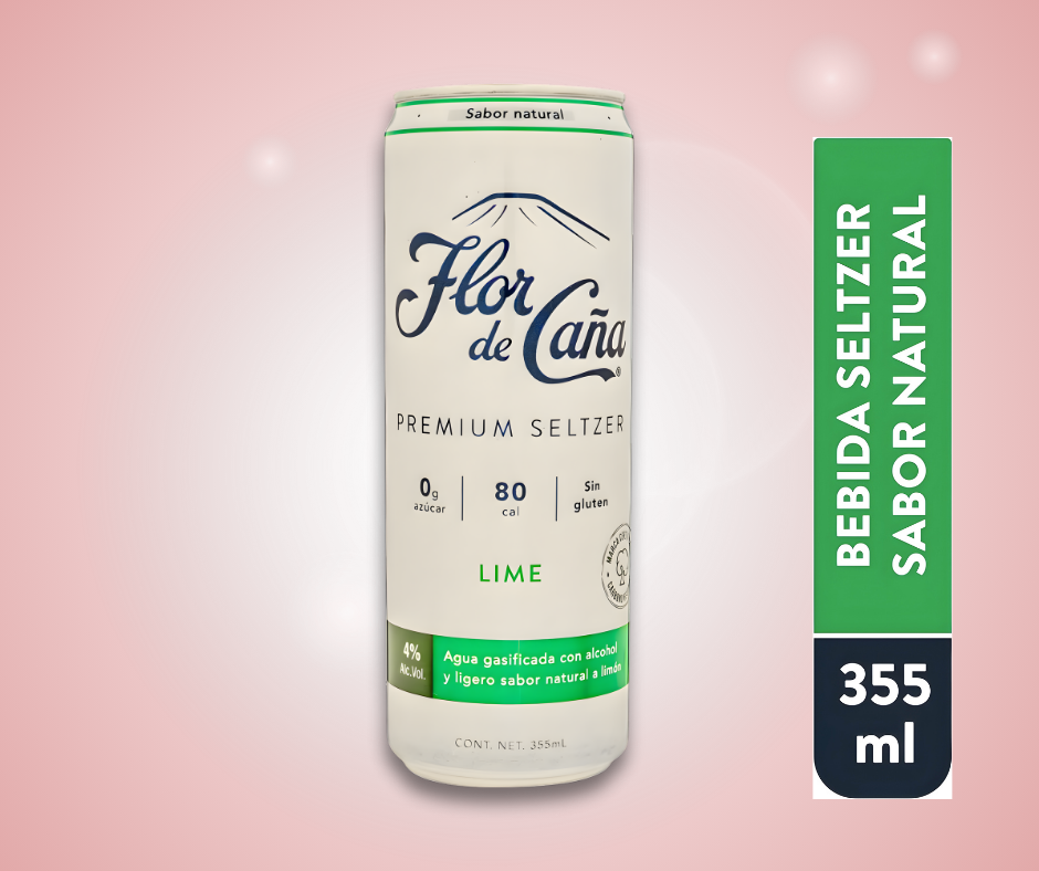 FLOR DE CAÑA LIME LATA 355ML