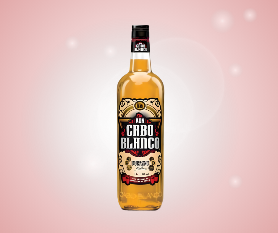 RON CABO BLANCO DURAZNO 1L